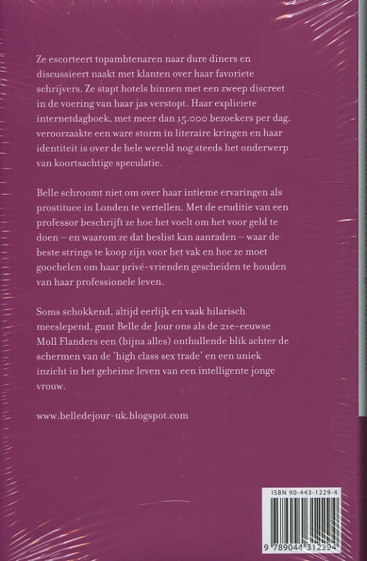 BELLE DE JOUR achterkant