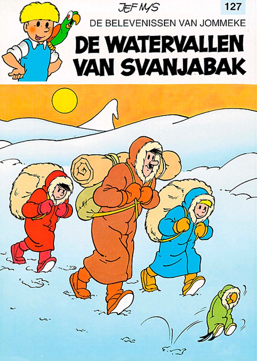 Jommeke 127. de watervallen van svanjabak