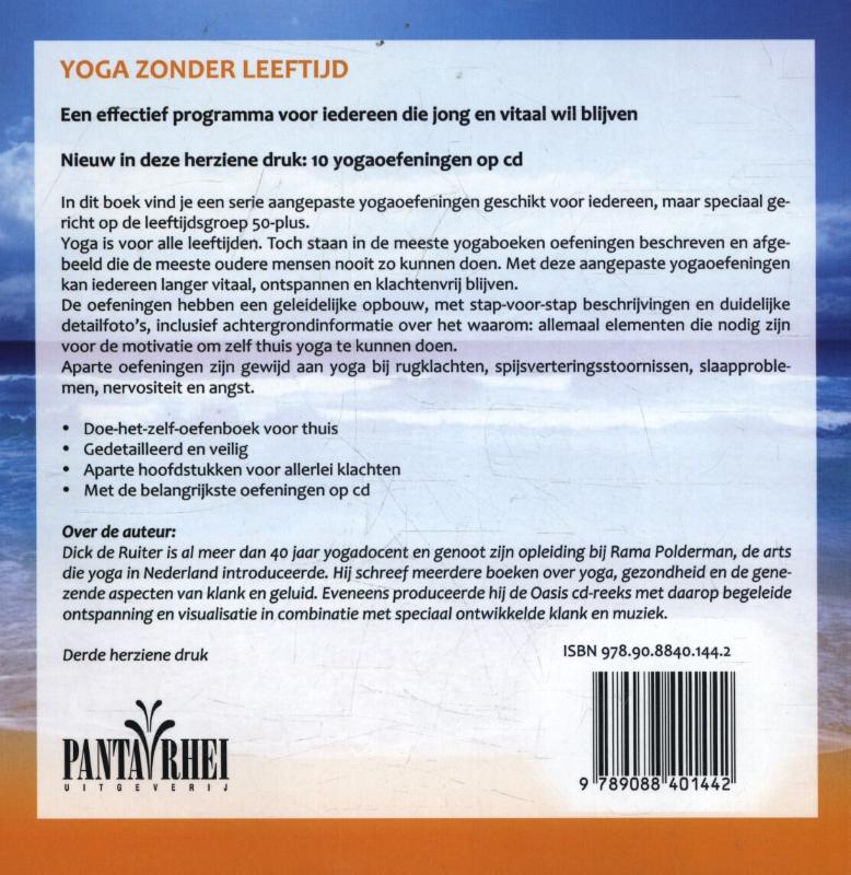 Yoga zonder leeftijd achterkant