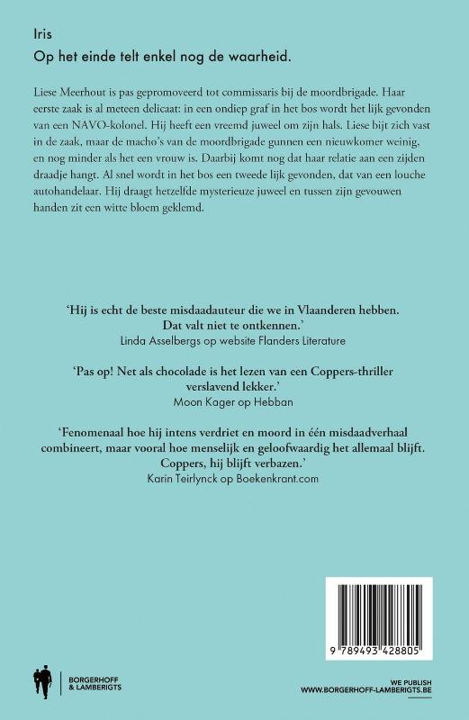 Iris / Liese Meerhout / 4 achterkant