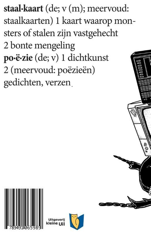 Staalkaart achterkant
