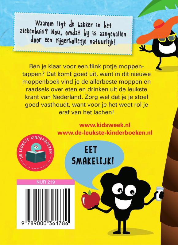 Moppenboek eten en drinken / Kidsweek / 8 achterkant