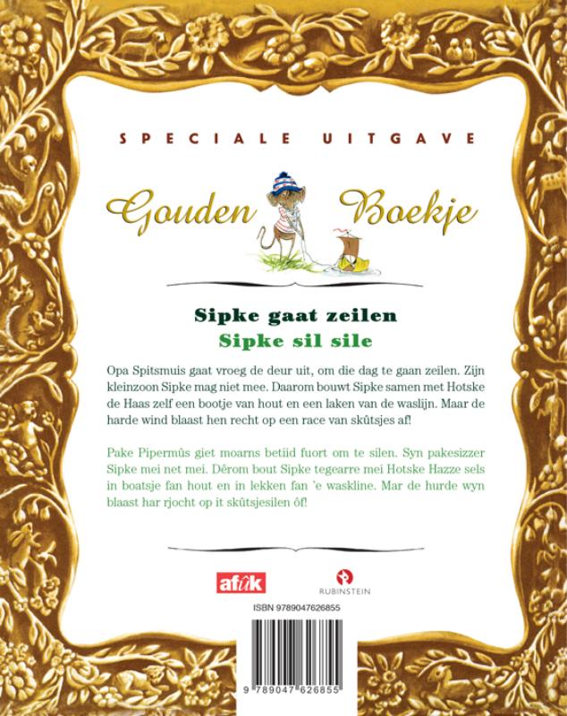 Sipke gaat zeilen / Sipke sil sile / Gouden Boekjes achterkant