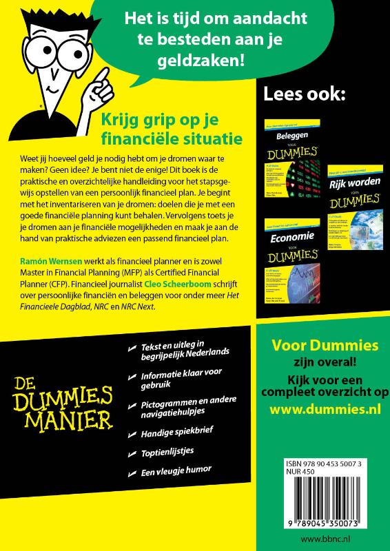 Je financien goed geregeld voor Dummies achterkant