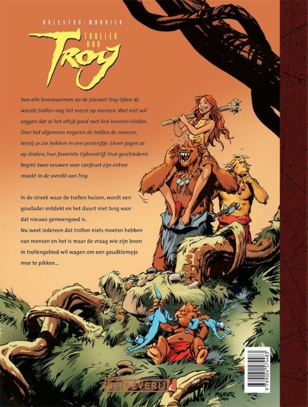 Het goud van de trollen / Trollen van Troy / 21 achterkant