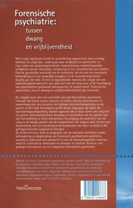 Forensische psychiatrie achterkant