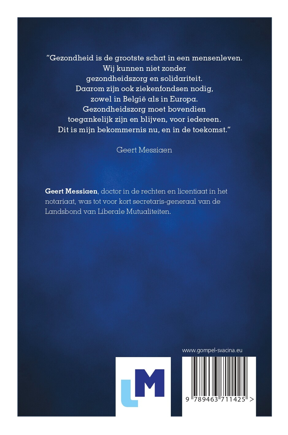 Geert Messiaen samengevat achterkant