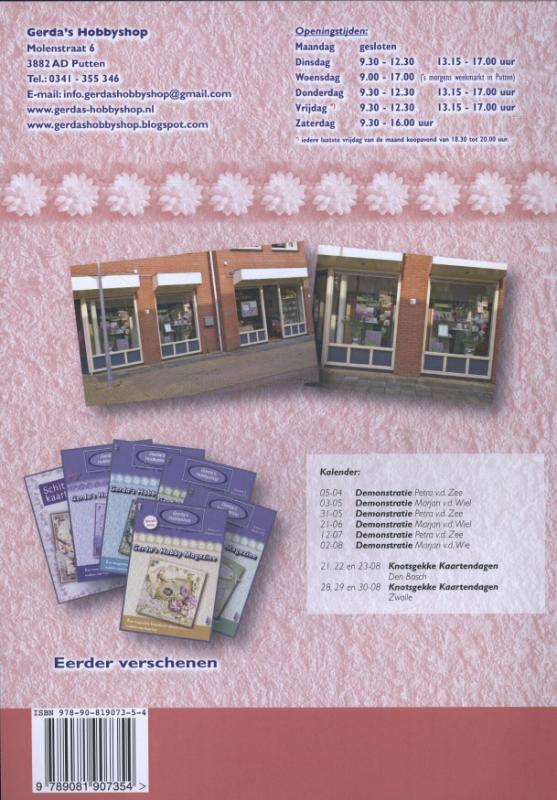 Gerda's hobby magazine / 6 / Gerda's Hobbyshop achterkant