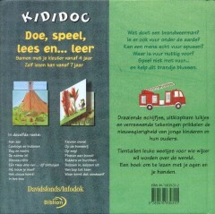 Bij de brandweer / Kididoc Bij de brandweer / Kididoc achterkant