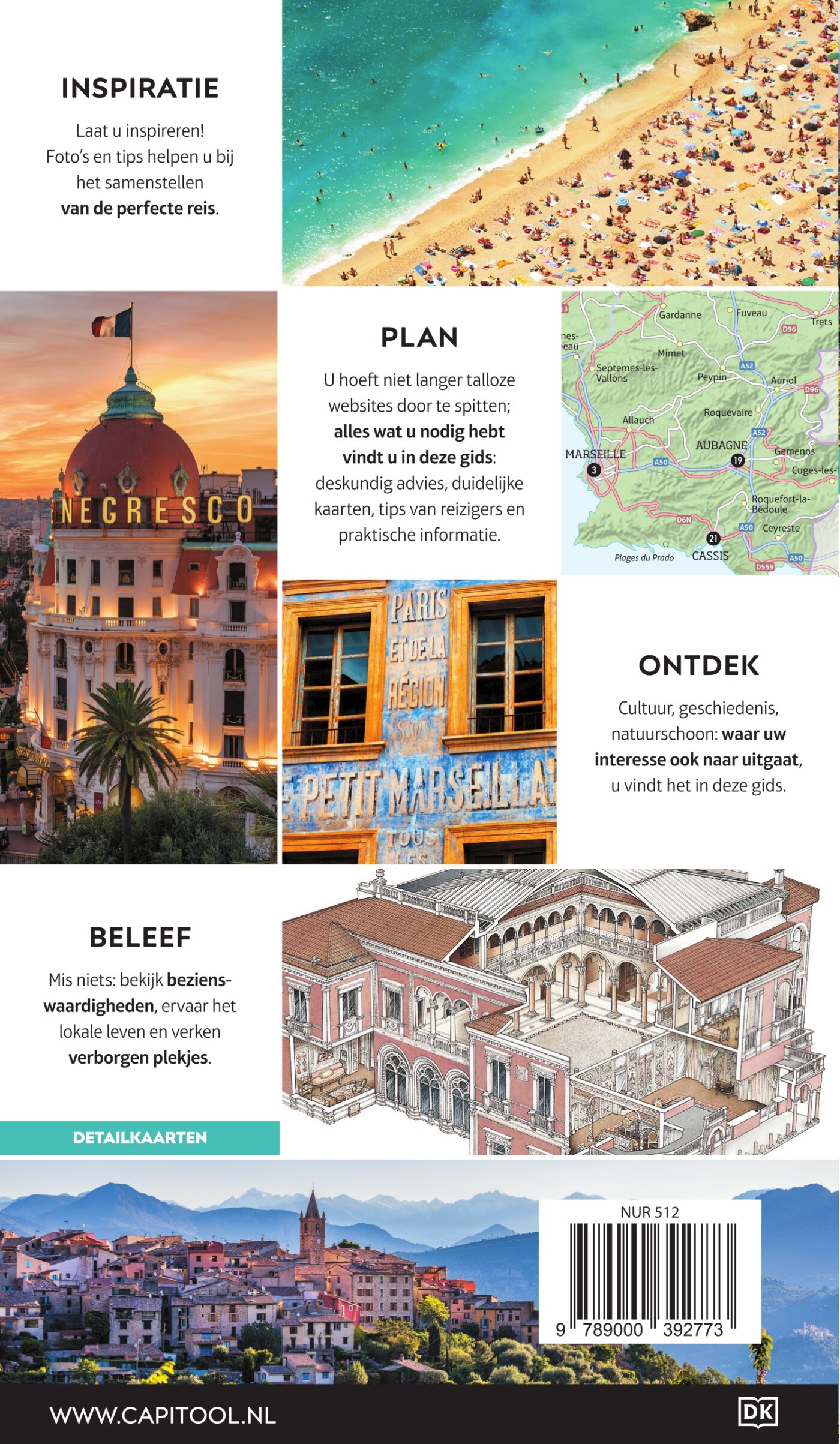 Provence & Cote d'Azur / Capitool reisgidsen achterkant