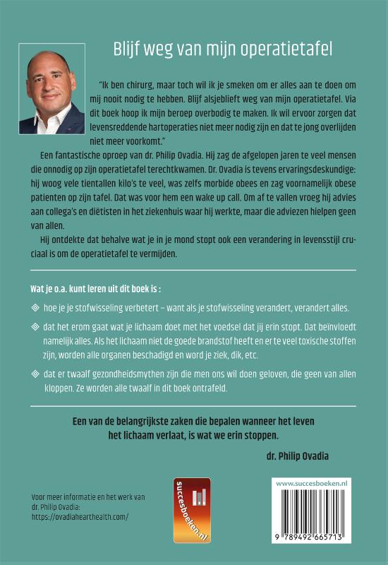 Blijf weg van mijn operatietafel achterkant