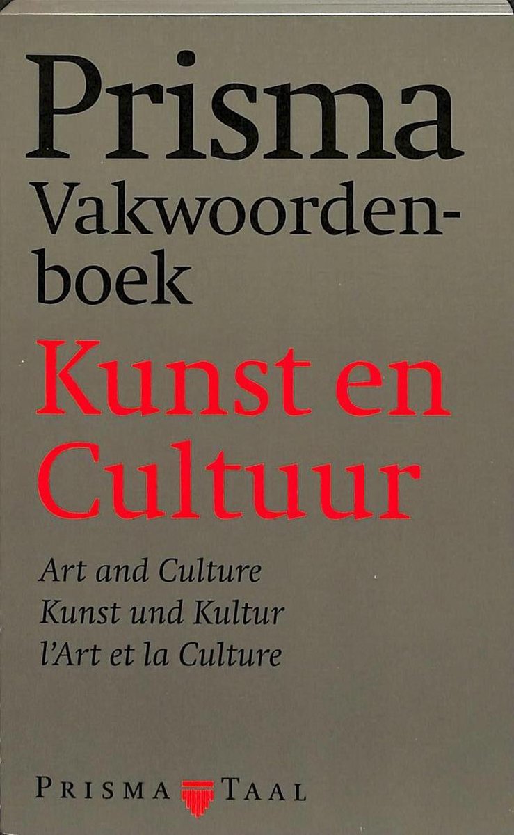 Prisma vakwoordenboek kunst & cultuur