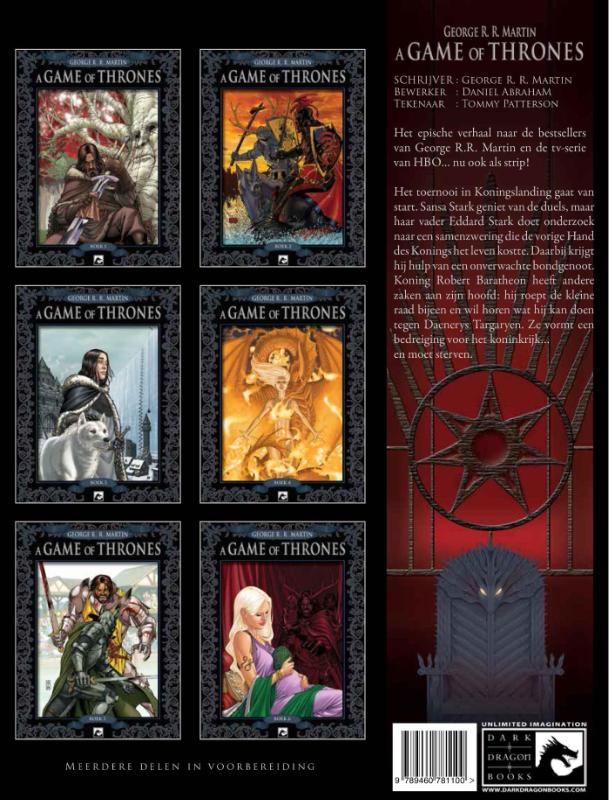 A game of thrones achterkant