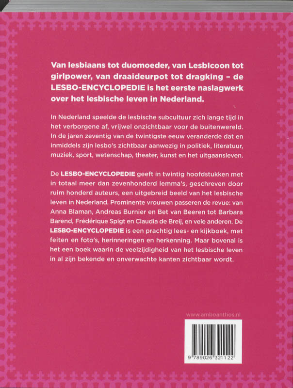 Lesbo-encyclopedie achterkant
