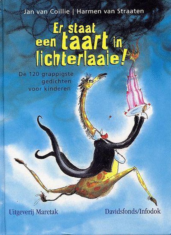 Er staat een taart in lichterlaaie!