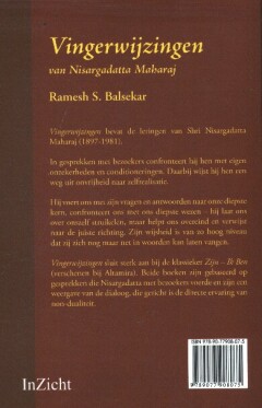 Vingerwijzingen van Nisargadatta Maharaj achterkant