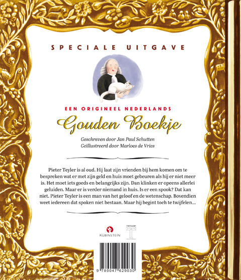 Het spook in Teylers huis / Gouden boekjes achterkant