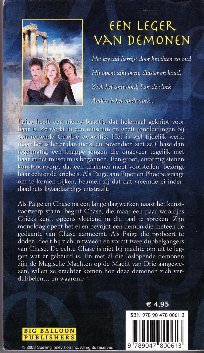 Een leger van demonen / Charmed pockets / 22 achterkant