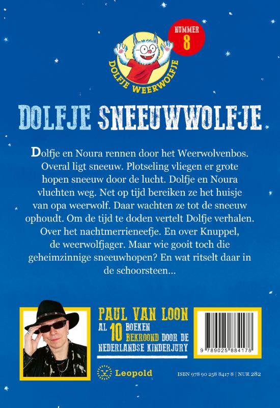 Dolfje Sneeuwwolfje / Dolfje Weerwolfje achterkant