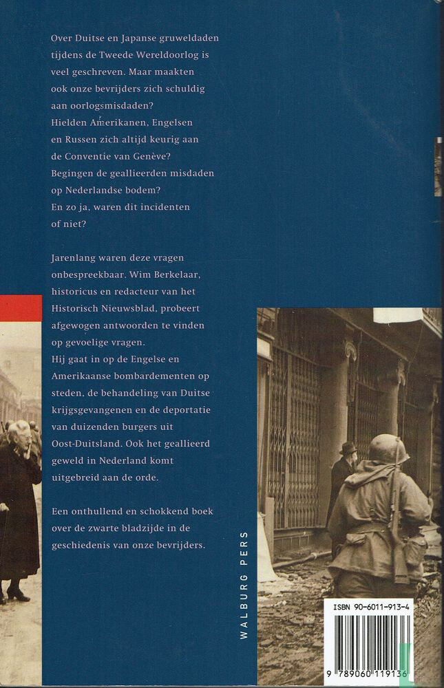 SCHADUW VAN DE BEVRIJDERS achterkant