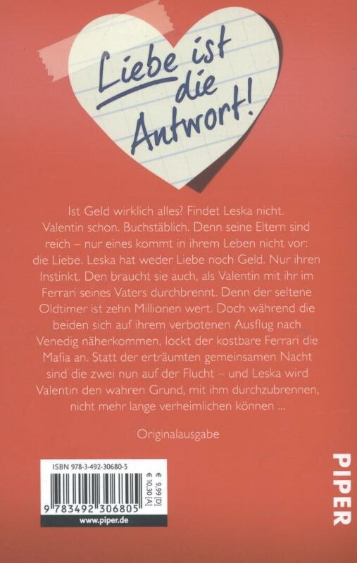 Zeig mir, was Liebe ist achterkant