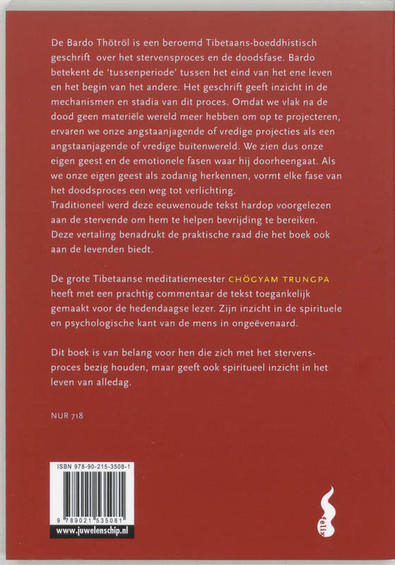 Het Tibetaans dodenboek achterkant