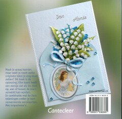 Kaartje met decoratieve wensjes / Doeboekjes achterkant