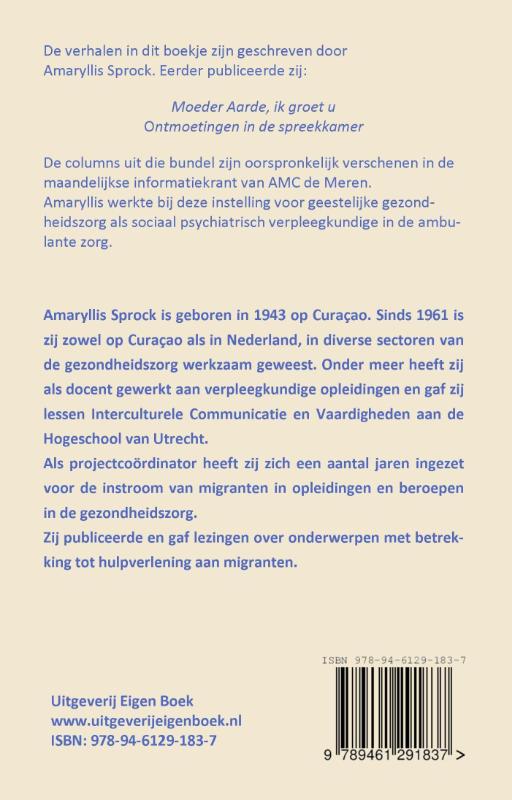Morgen zal ik blij zijn achterkant
