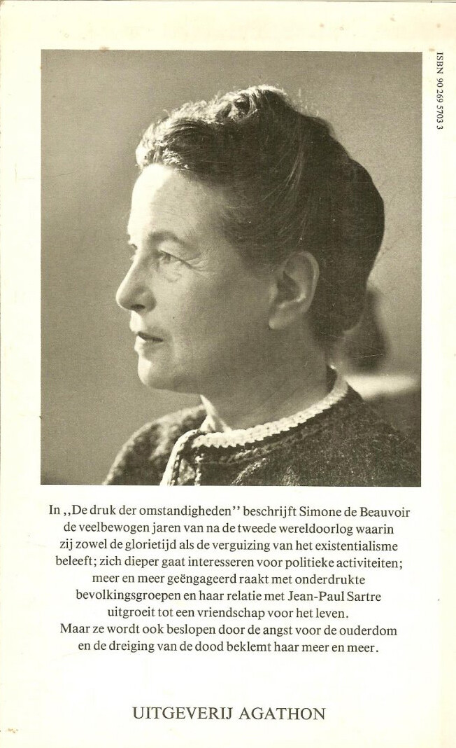 De druk der omstandigheden achterkant