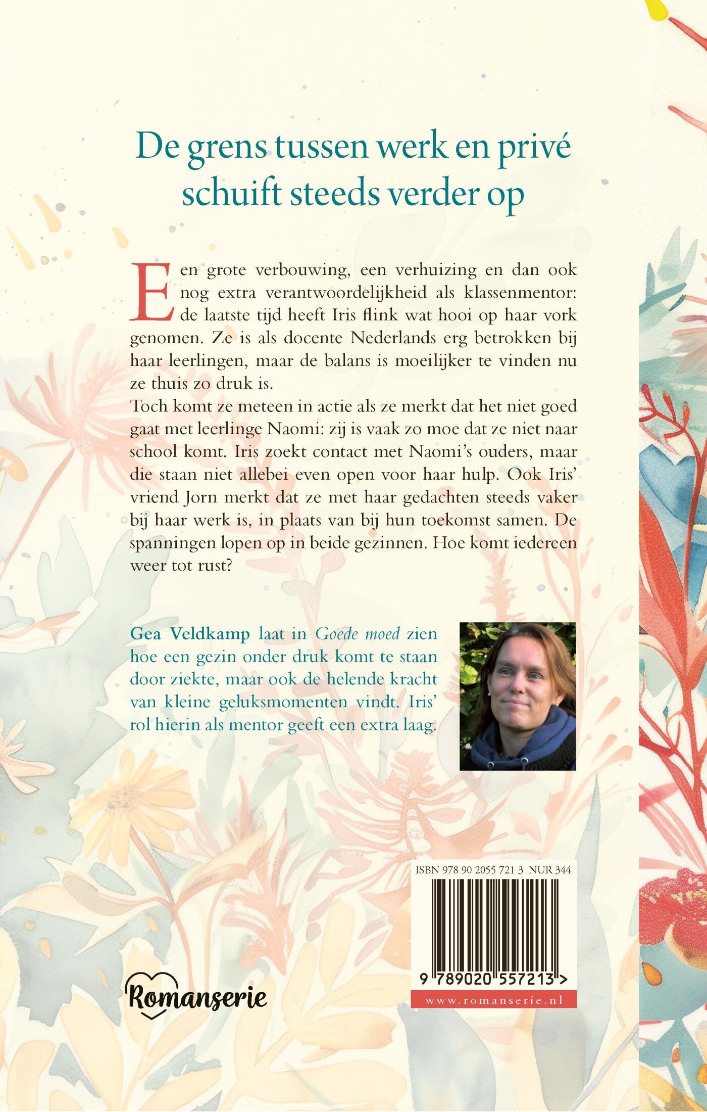 Goede moed / Romanserie achterkant