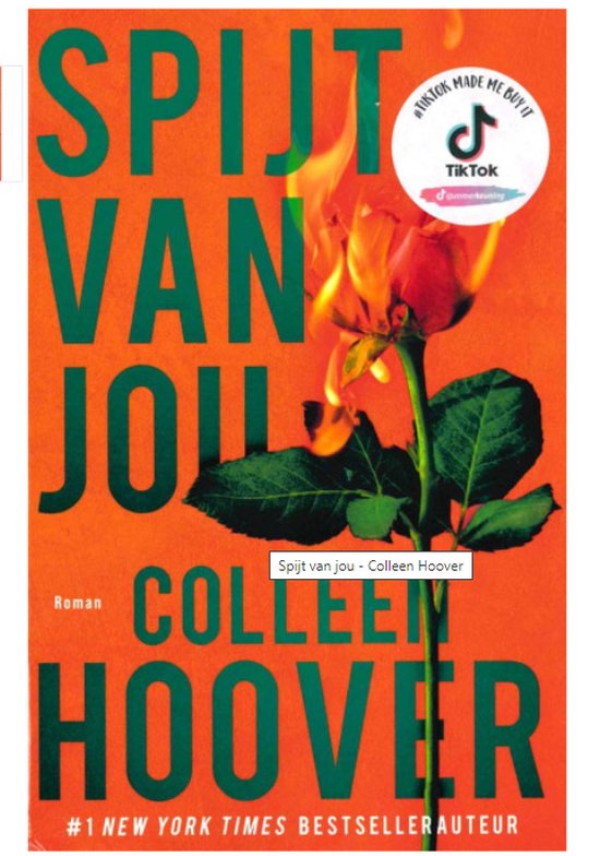 Spijt van jou - Colleen Hoover (bekend van TikTok)