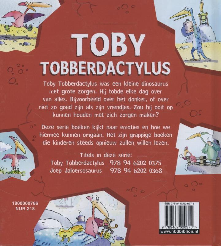 Toby Tobberdactylus achterkant
