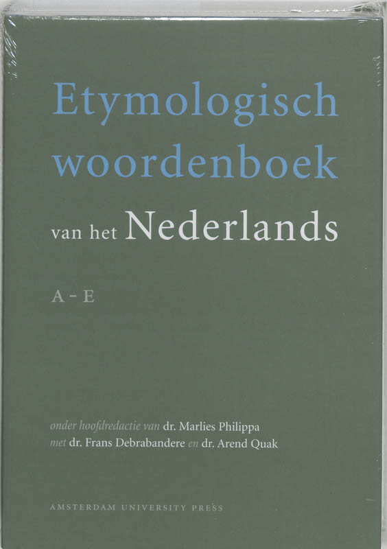 Etymologisch woordenboek van het Nederlands