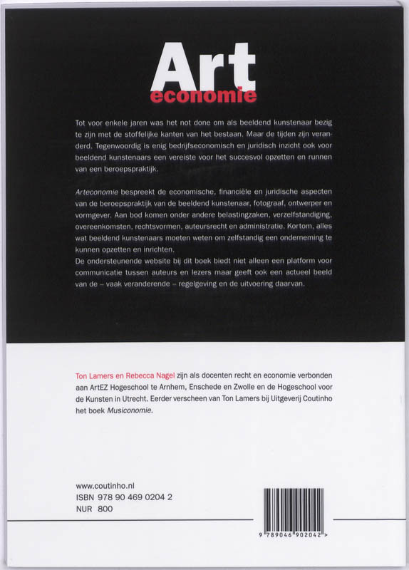 Arteconomie Arteconomie achterkant