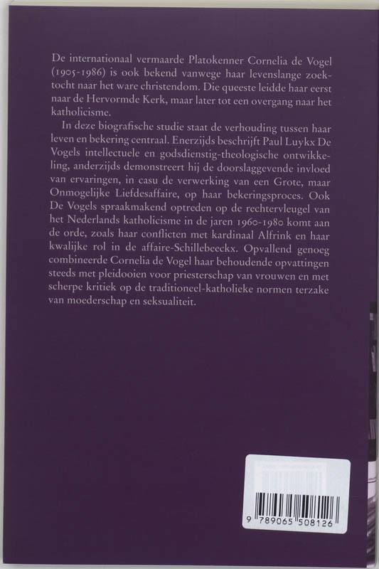 Cornelia de Vogel achterkant