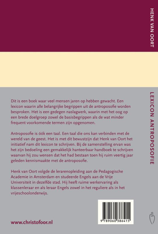 Lexicon Antroposofie achterkant