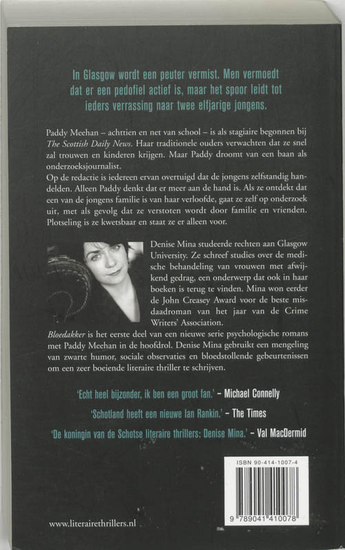 Bloedakker Bloedakker achterkant