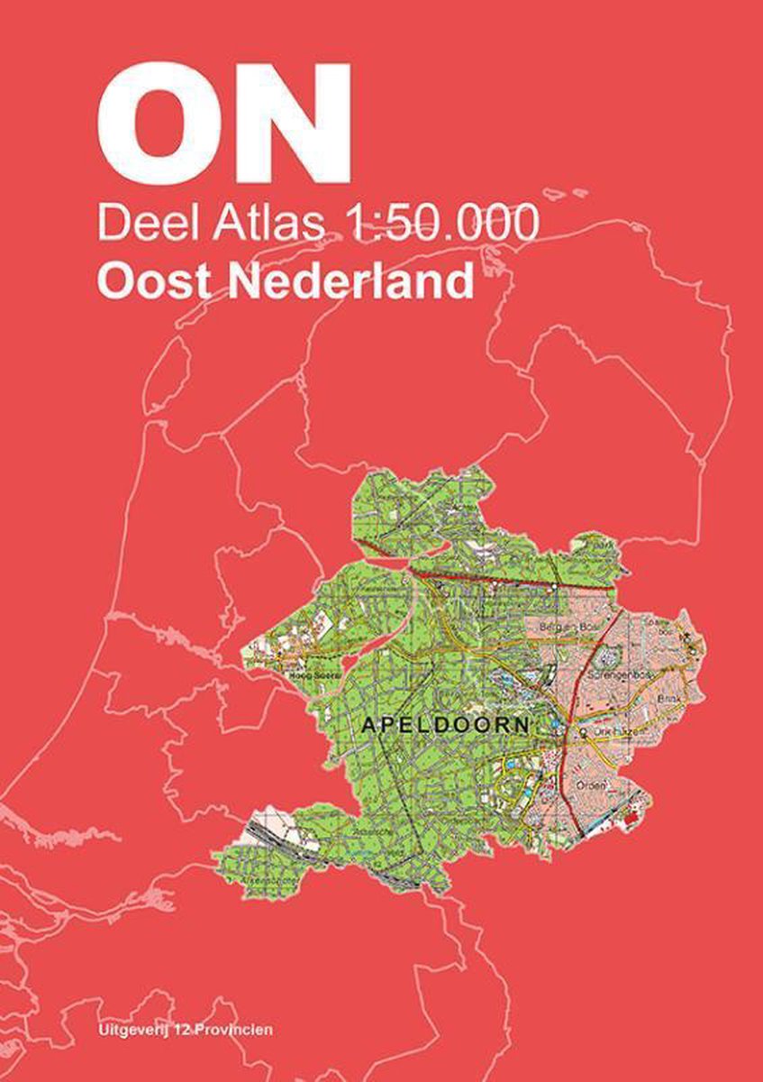 Topografische Atlas 1:50.000 Oost-Nederland