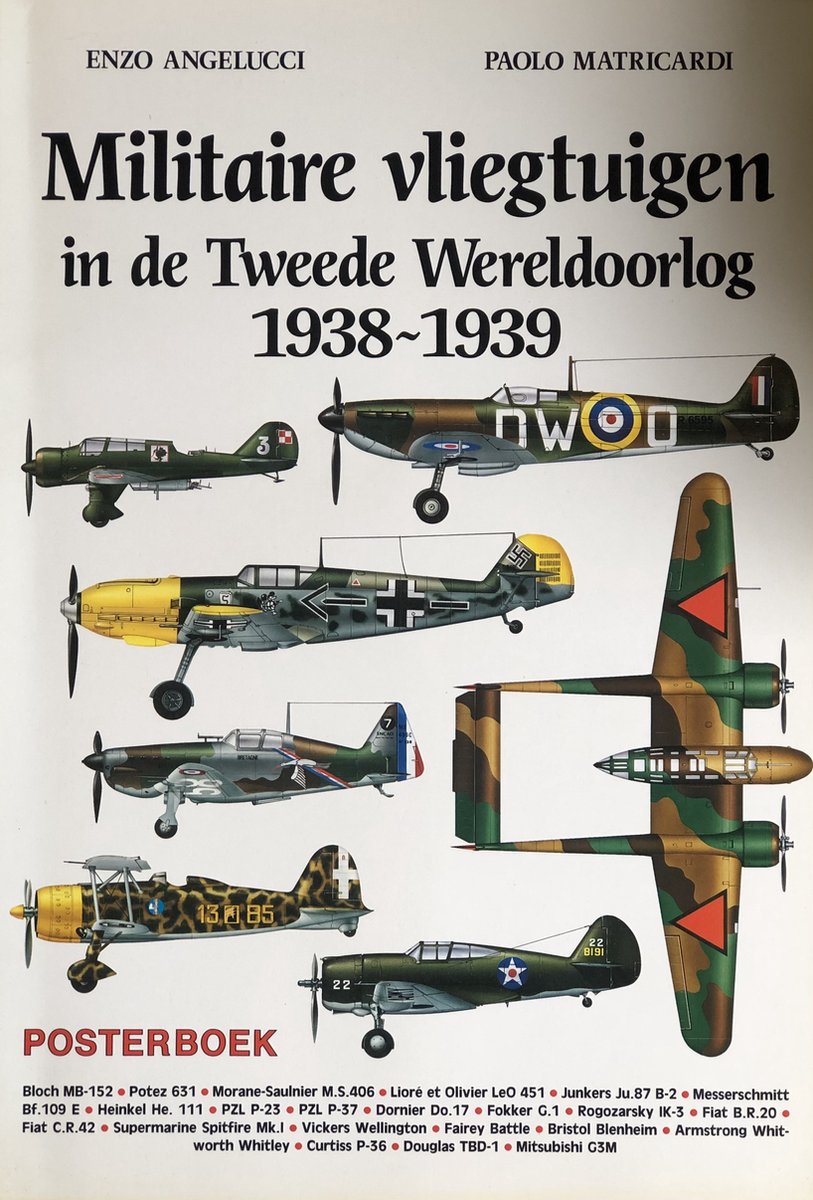 2e w.o. 1938-39 Militaire vliegtuigen