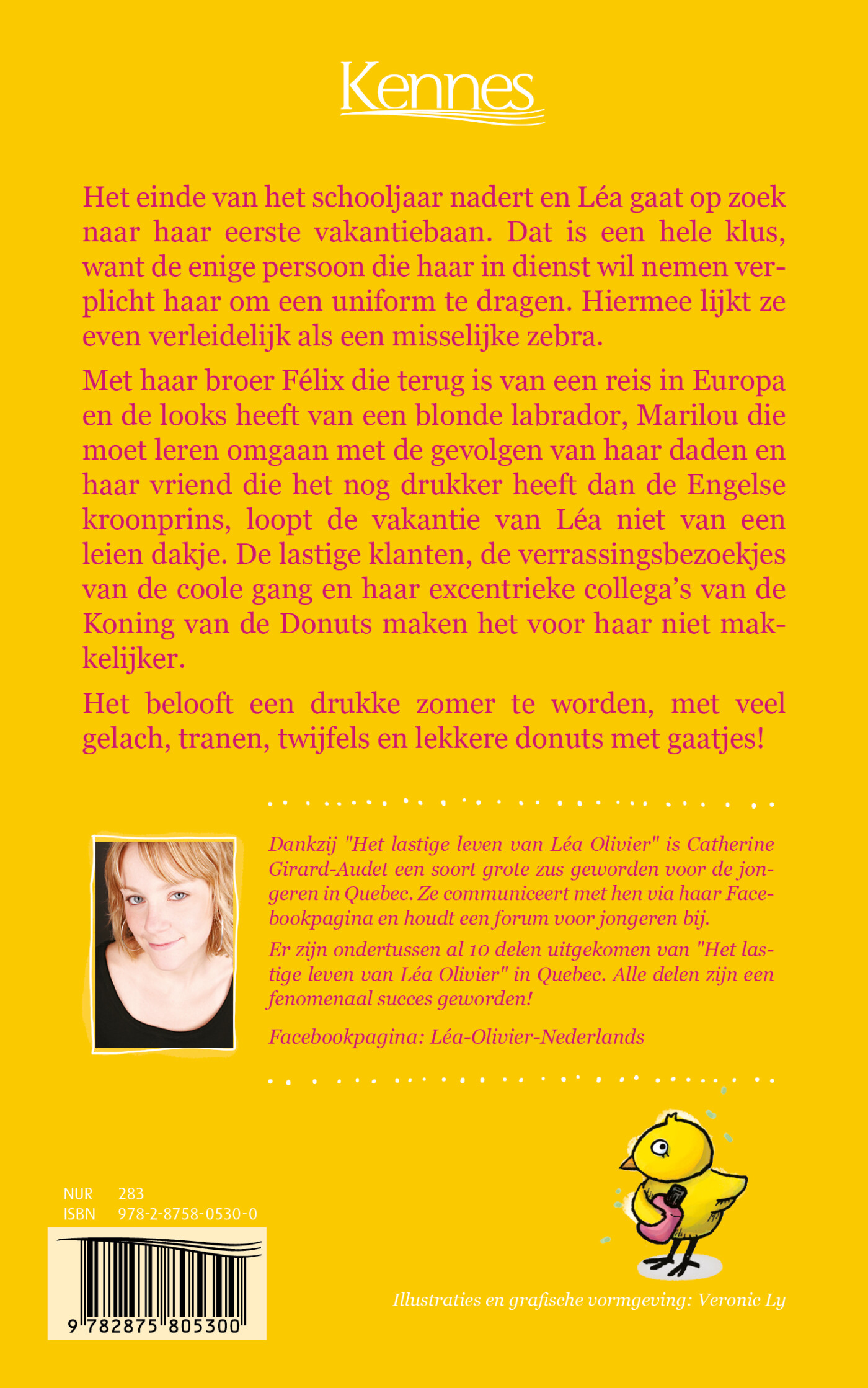 Het gaatje van de donut / Het lastige leven van Léa Olivier / 8 achterkant