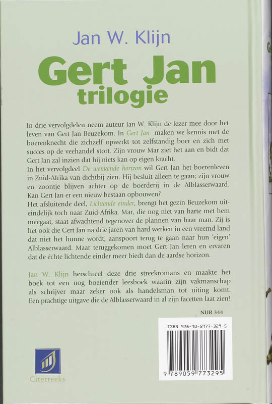 Gert-Jan trilogie achterkant