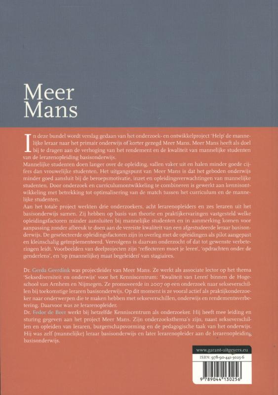 Meer mans achterkant
