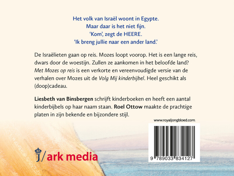Met Mozes op reis achterkant
