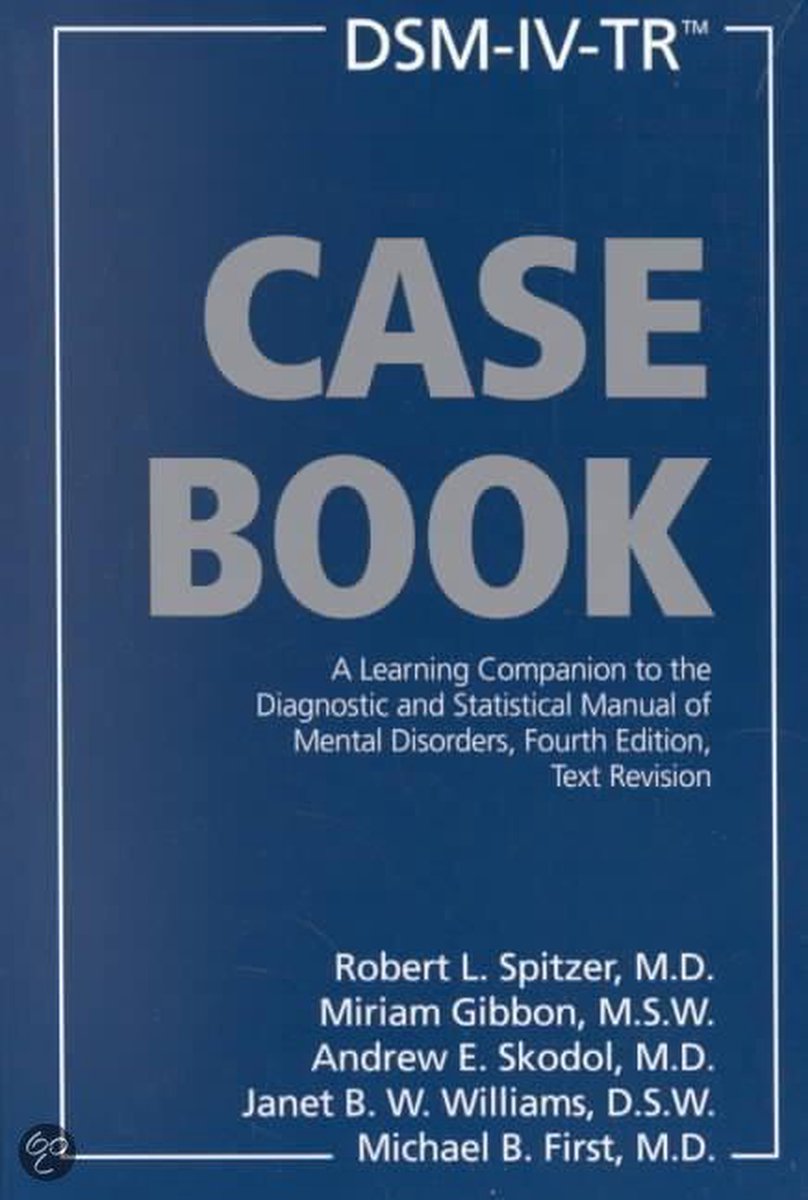 DSM-IV-TR Casebook