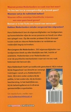 Rare jongens die Nederlanders Rare jongens die Nederlanders achterkant