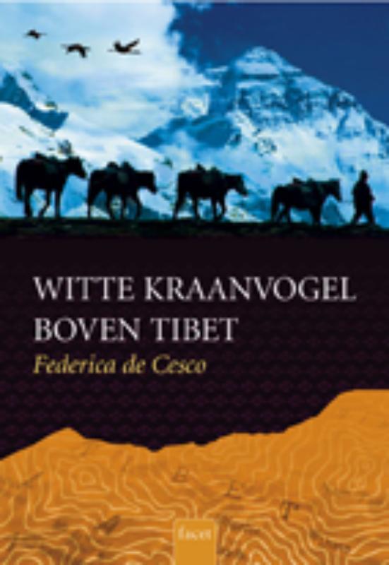 Witte Kraanvogel Boven Tibet