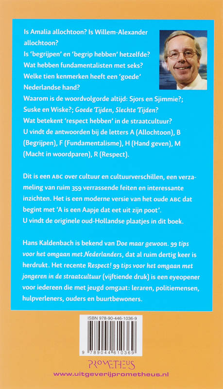 De A is van Amalia, die is allochtoon De A is van Amalia, die is allochtoon achterkant