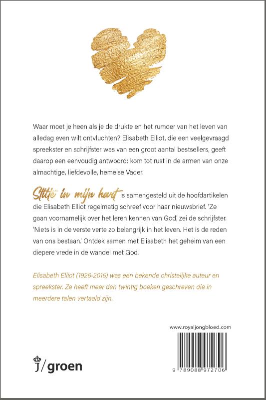 Stilte in mijn hart achterkant