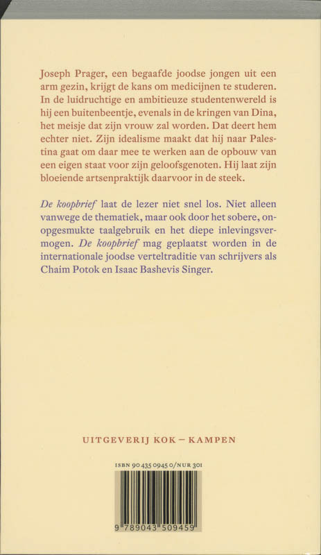 De Koopbrief achterkant