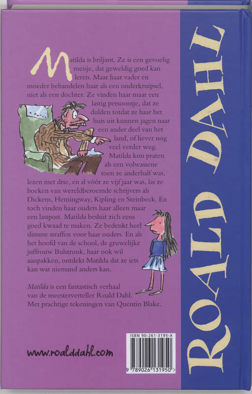 Matilda Matilda achterkant